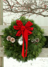 Decorating with Christmas wreaths