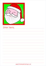 Dear Santa letter