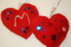 Felt heart Christmas Tree decorations