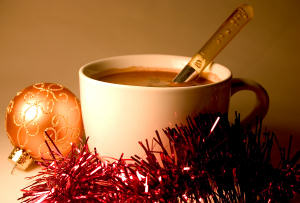 Hot chocolate at Christmas time!